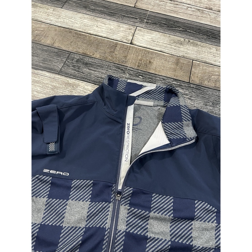 Men's Blue Checkered Swim Trunks